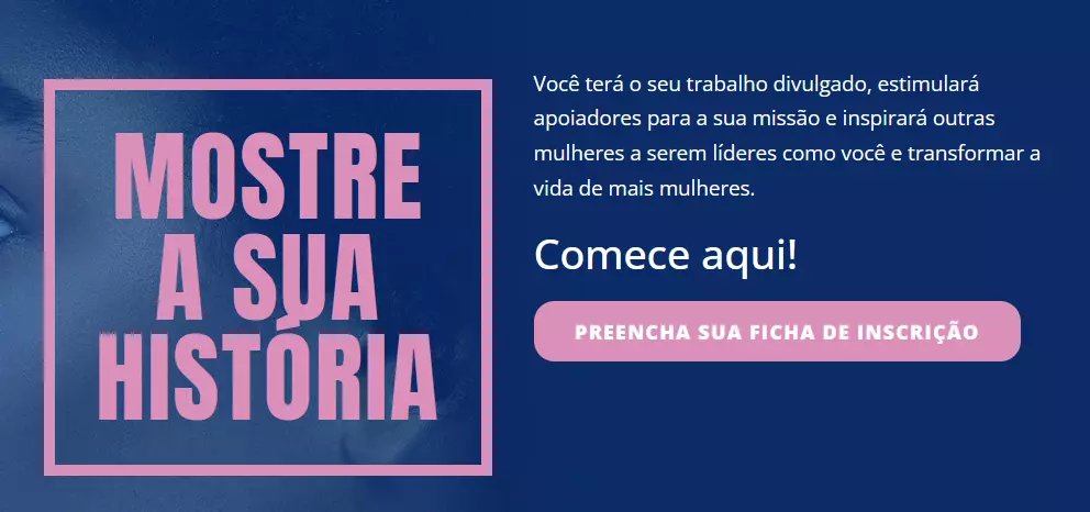 PROJETO MULHER QUE FAZ ACONTECER (Inscrições Abertas)